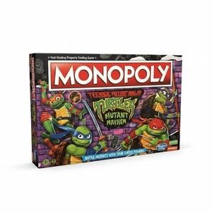 Monopoly Teenage Mutant Ninja Turtles Mutant Mayhem Board Game‎ TMNT 2023 New